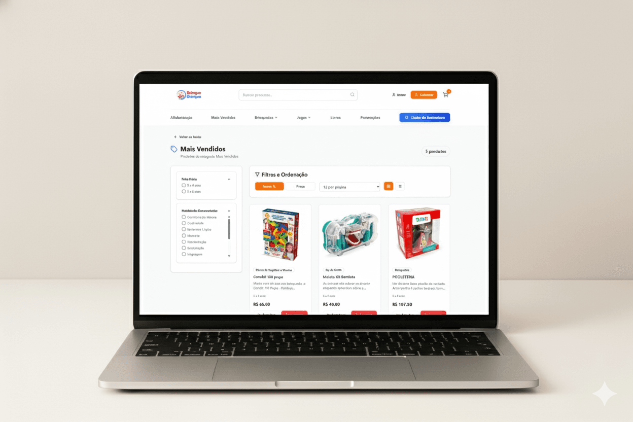 Brinque Brinque - E-commerce de Brinquedos Pedagógicos